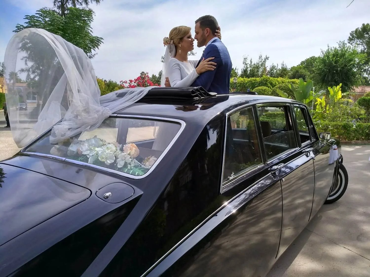 Coche de época para bodas — Legado Romano
