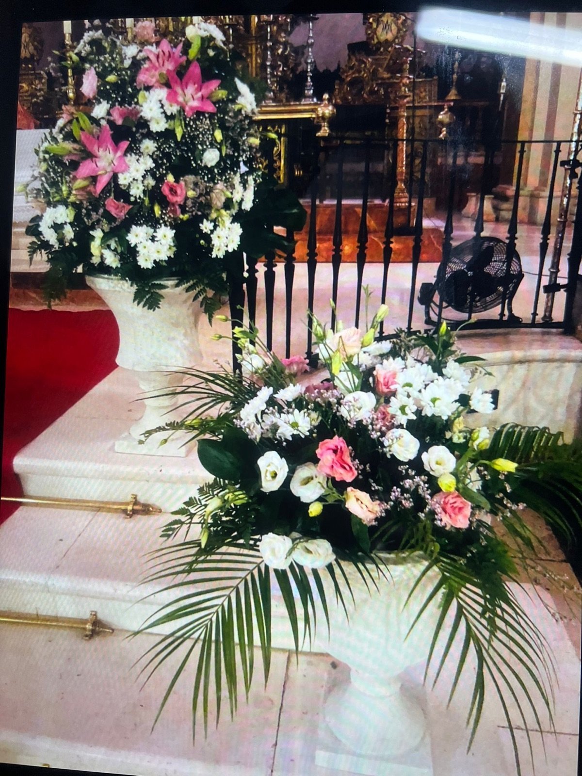 Ramo y decoración floral de boda — Legado Romano